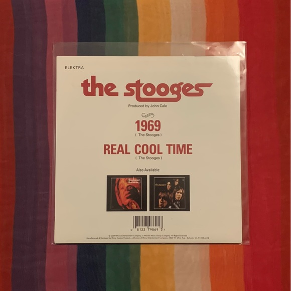 The Stooges 1969 / Real Cool Time 7โ Vinyl ๐ต Record Store Day 2009 Exclusive 45 - Picture 2 of 16